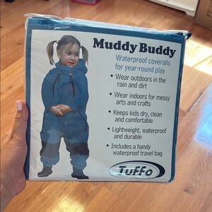 Tuffo Muddy Buddy Waterproof Coveralls - Blue